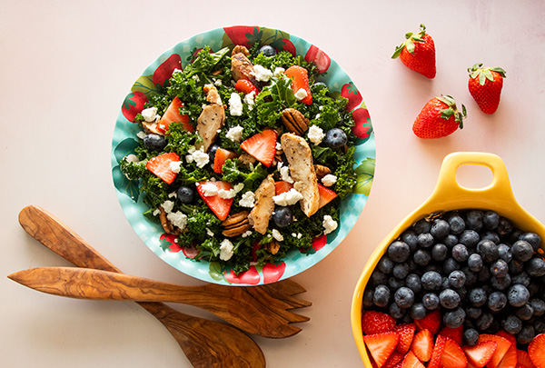 Berry Kale Salad